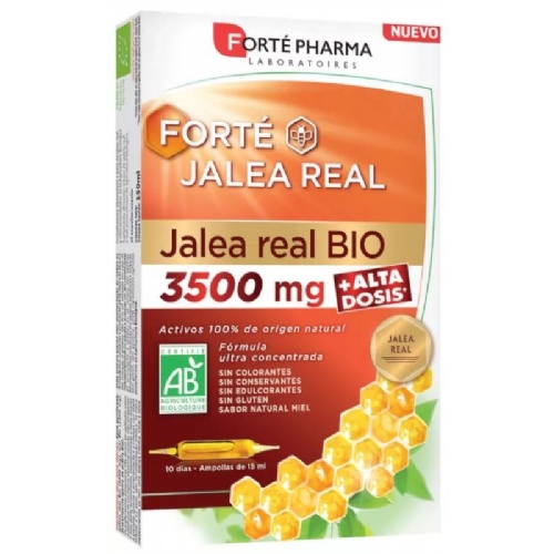 Forte jalea real bio 3500 mg (10 ampollas 15 ml)