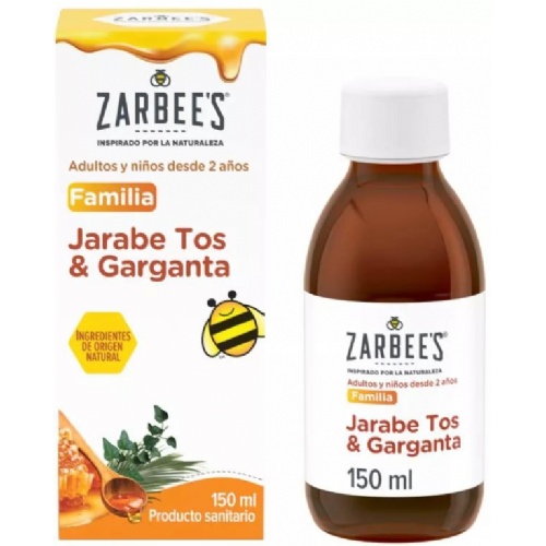 Zarbees jarabe familia tos y garganta (1 frasco 150 ml)