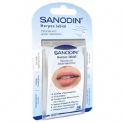 Sanodin herpes labial con acido hialuronico (15 parches)