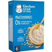 Gerber multicereales 0% azucares añadidos (1 estuche 270 g)