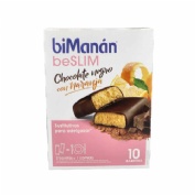 Bimanan sustitutivo  10 barritas 31 g sabor chocolate naranja