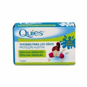 Tapones oidos silicona natacion - quies (6 unidades niño)