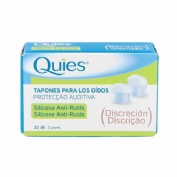 Tapones oidos silicona antiruido - quies (6 unidades)