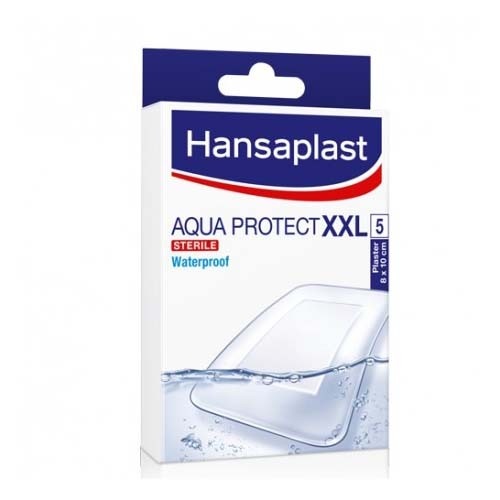 Hansaplast aqua protect - aposito adhesivo (xxl 5 u)