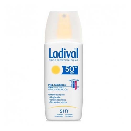 Ladival piel sensible spray fps 50+ (1 envase 150 ml)