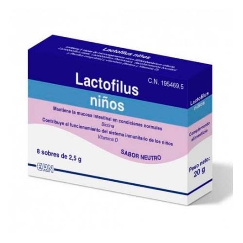 Lactofilus niños (8 sobres 2,5 g)