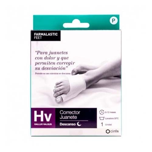 Corrector juanete descanso - farmalastic feet (talla p)