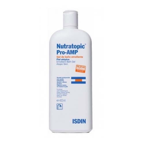 Isdin nutratopic pro-amp - gel de baño emoliente (1 frasco 400 ml)