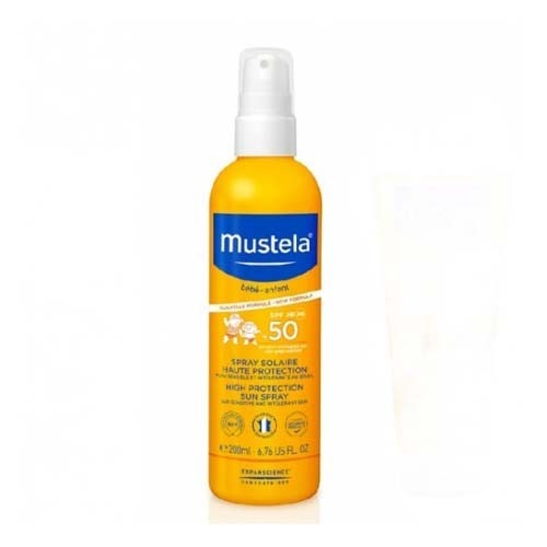 Mustela spray solar alta proteccion spf 50 (1 envase 200 ml)